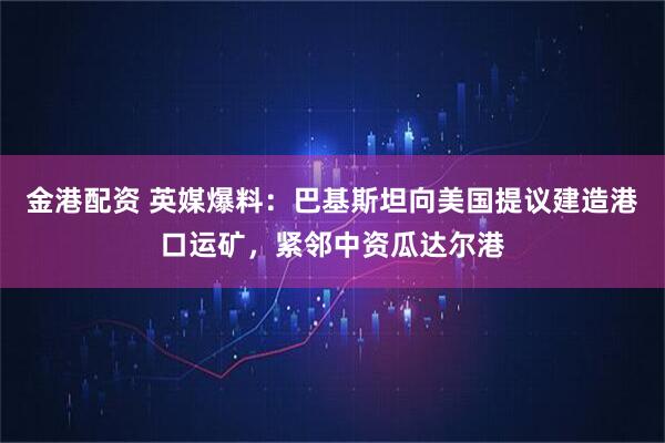 金港配资 英媒爆料：巴基斯坦向美国提议建造港口运矿，紧邻中资瓜达尔港