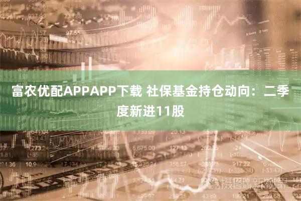 富农优配APPAPP下载 社保基金持仓动向：二季度新进11股